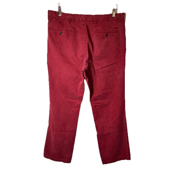 Dockers D3 Classic Fit Khaki Diem Red Pants 38x34 Straight 100% Cotton - Picture 3 of 11